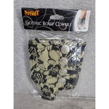Spirit Gothic Boot Covers Adult Costume Accessory Boot Cuffs