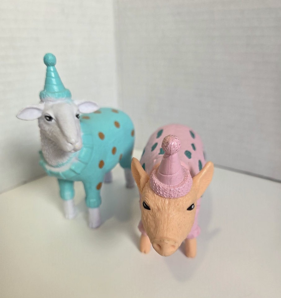 Ankyo Party Animals Set - The Party Pig & The Party Sheep - 5
