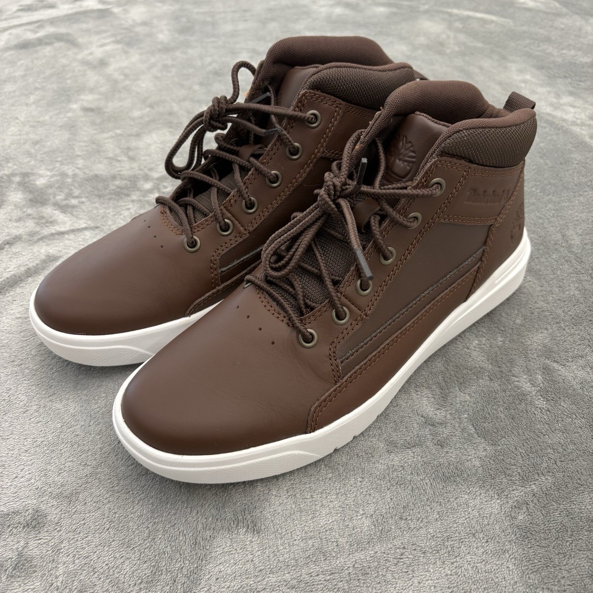 Timberland Allston Mid Sneaker Boots Men's 8 Brown Lightweight | eBay