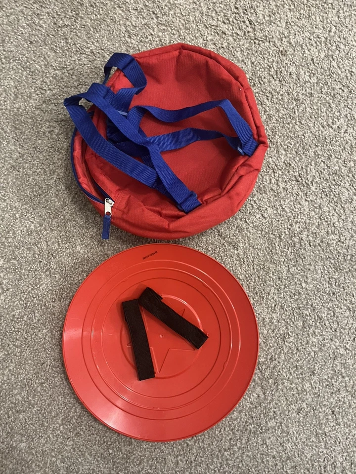 Рюкзак Captain America школьная сумка со щитом жесткий футляр для детей ширина 12 дюймов - Изображение 2 из 4