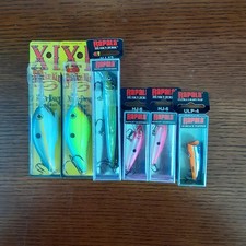 LOT OF 6 Rapala/ XD Strike King Crankbait Lures Bass Trout Baits New