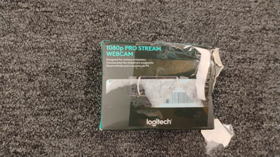 Logitech 1080p Pro Stream Webcam USB Black 960-001211 -Slightly used - K5