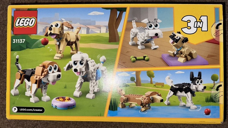 LEGO 31137 Adorable Dogs 3-in-1 LEGO Creator Set. New Sealed