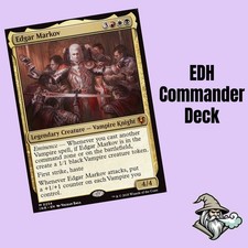 Edgar Markov Commander Deck — Vampire Tokens Aggro — Ready to Play — 100 Cards 