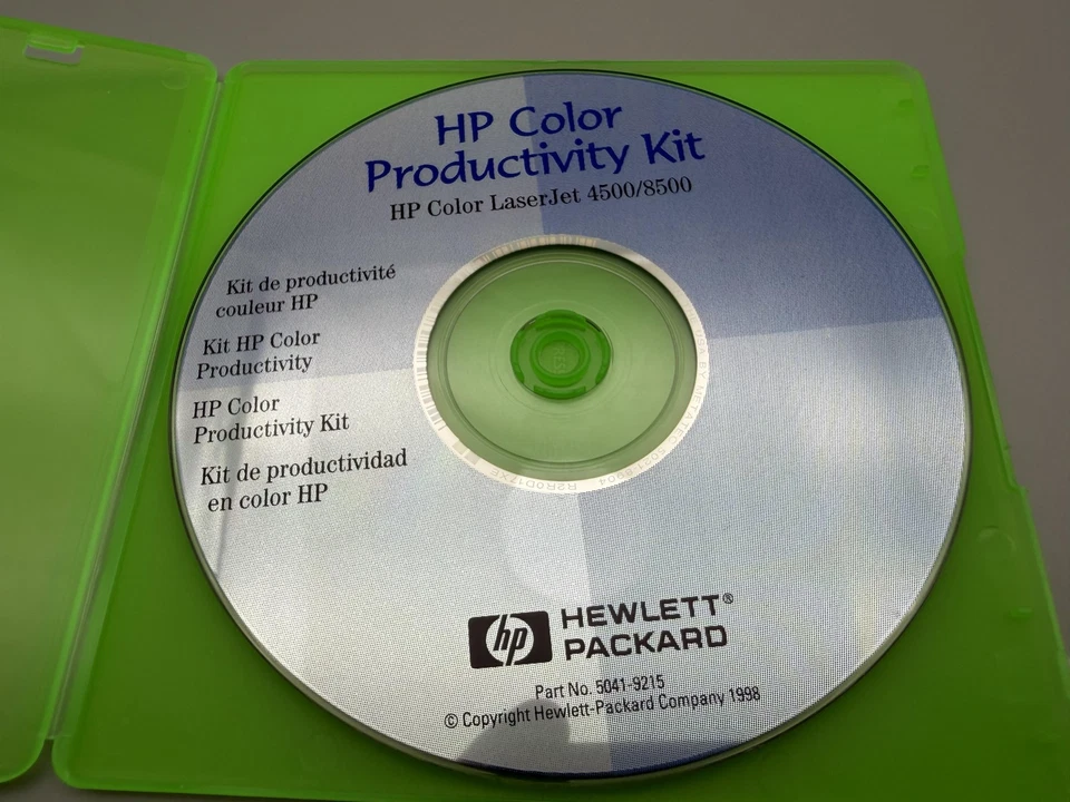 Vintage 1998 HP Color LaserJet 4500/8500 Software CDs Printing System Kit 3 CDs - Image 3 of 4