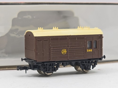 Lima 320616 Vagón Caja Caballo Calibre N en GWR Marrón Nº Maqueta de ferrocarril 546 en caja | Zustand: Used