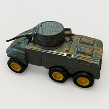 VTG TootsieToy Die Cast Metal M-8 Armored Car Tank Made in USA Turret Turns