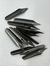 Lot Of 18 Resterbrook School 702 Medium Dip Pen Nibs Vintage Caligraphy