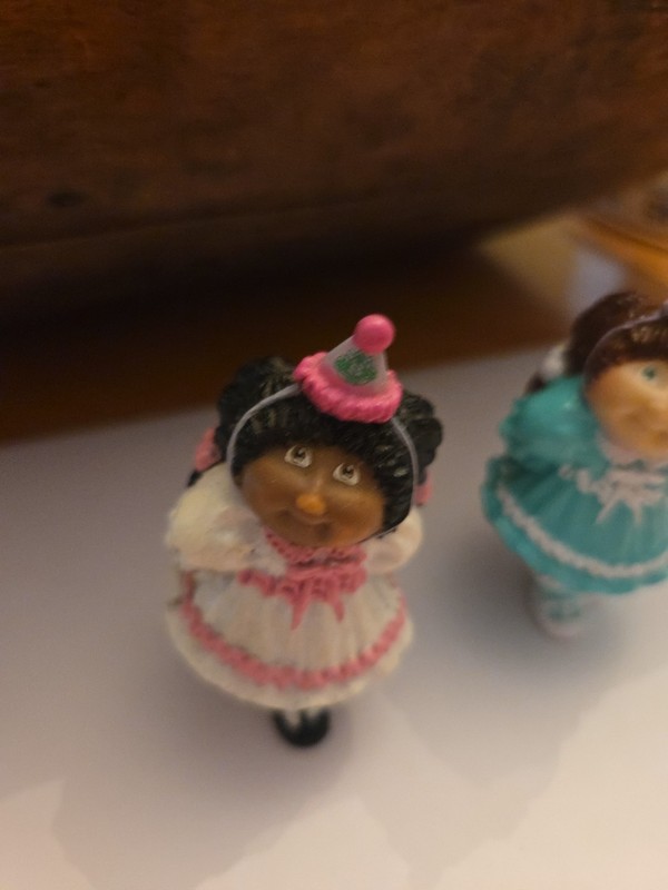 Set Of Two Cabbage Patch Birthday Girl Figures