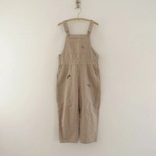 Mina Perhonen Kids Overalls 130/8Y Cotton Embroidered Used