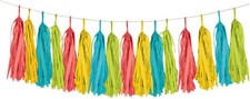Serape Cinco de Mayo Mexican Fiesta Theme Party Decoration Tissue Garland