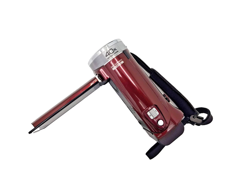 JVC GZ-E207 Full HD Everio Memory Camcorder Digital Camera GZ-E207REK Red Vintag - Image 4 of 4