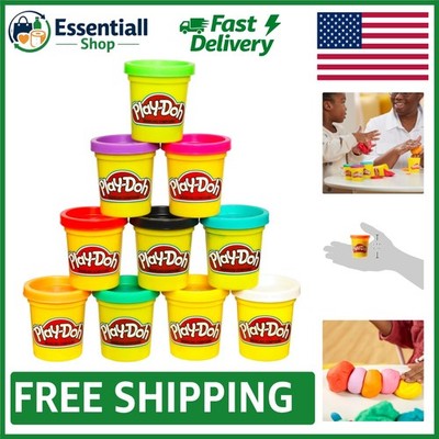 Creative Play Doh 10-Pack Non-Toxic Modeling Clay - Perfect for Preschoolers
