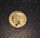1910 $2 1/2 Indian Head Gold Quarter Eagle Coin