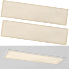 2 Pcs Fluorescent Light Covers 1 x 4 ft Magnetic for Warm Yellow 