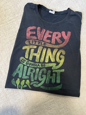 Every Little Thing Is Gonna Be Alright 3XL Shirt - Bob Marley Fruit Of The Loom