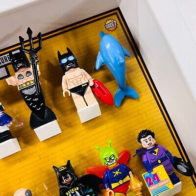 The LEGO Batman Movie Series Complete Collection 20 LEGO Minifigures 7 –  Display Frames for Lego Minifigures