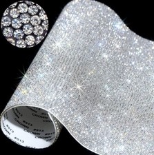 Bling Strass Diamonte Cristallo Autoadesivo 1 x Foglio