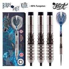 Shot Darts Birds of Prey Kite Steel Tip Dart Set-80 Tungsten - Free Shipping