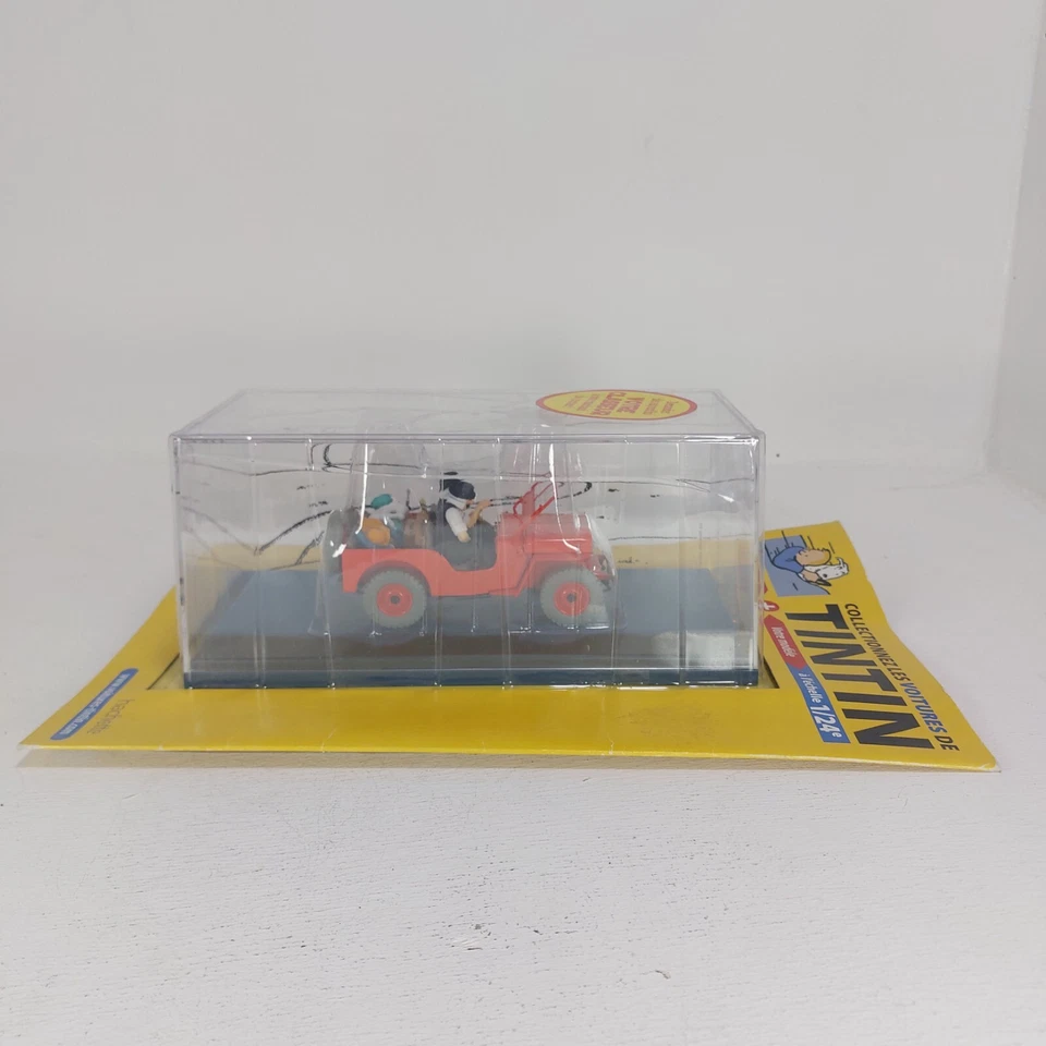 1/24 Hachette Tintin voiture La jeep Rouge - Photo 4/4