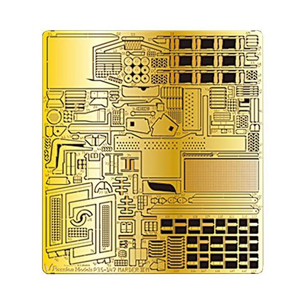 Photo-Etched Parts for German Tank(Military) Destroyer Marder III M Official