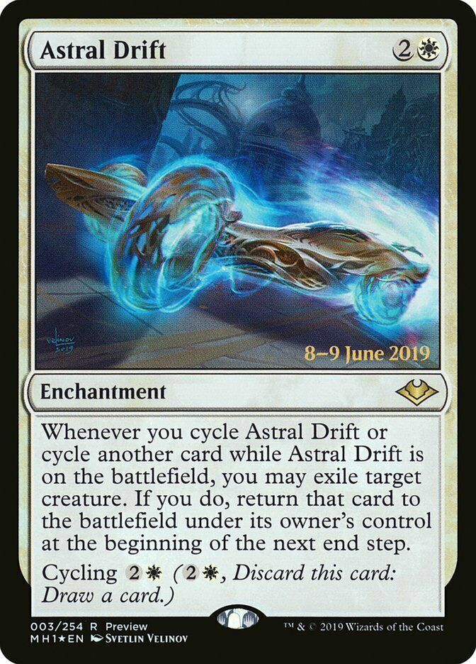 mtg astral cards Magic the Gathering Astral Drift Prerelease Foil Promo Modern Horizons  Preview