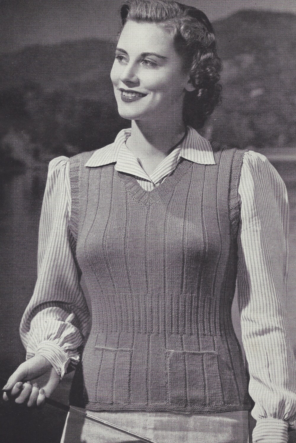 Vintage Knitting PATTERN to make 40s 