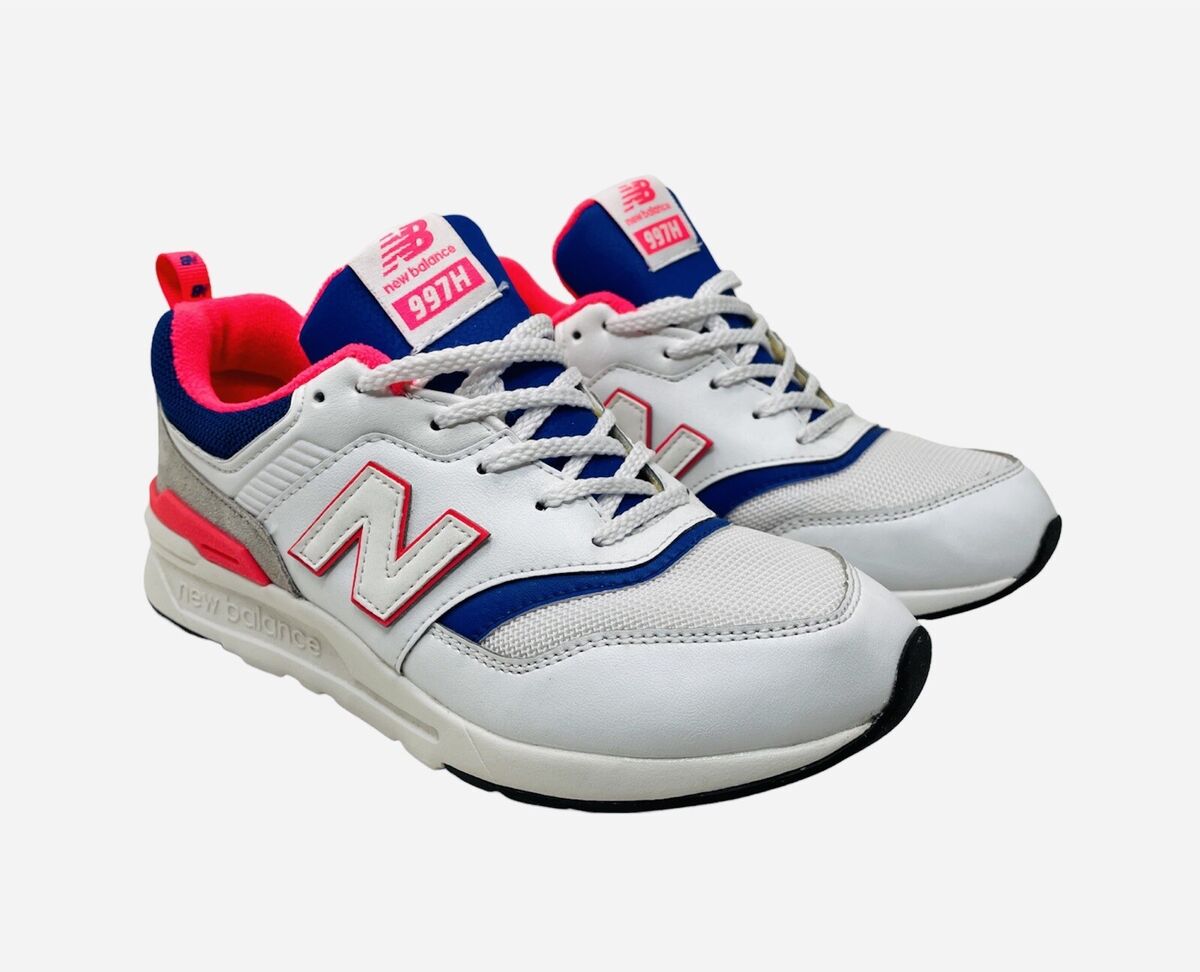 New Balance 997 Running Shoes White Pink Blue GR997HAJ Youth New Balance 997 Running Shoes White Pink Blue GR997HAJ Youth