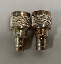 Lot "2" Amphenol UG-2017/U BNC Female Adapter Connector A4 