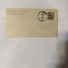 COLD SPRING. INDIANA.  1939. Cancel. Tear At Left