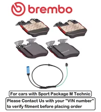 Front Brake Pad OE Brembo Ceramic +Sensor for BMW 840i / xDrive / GC xDrive / GC