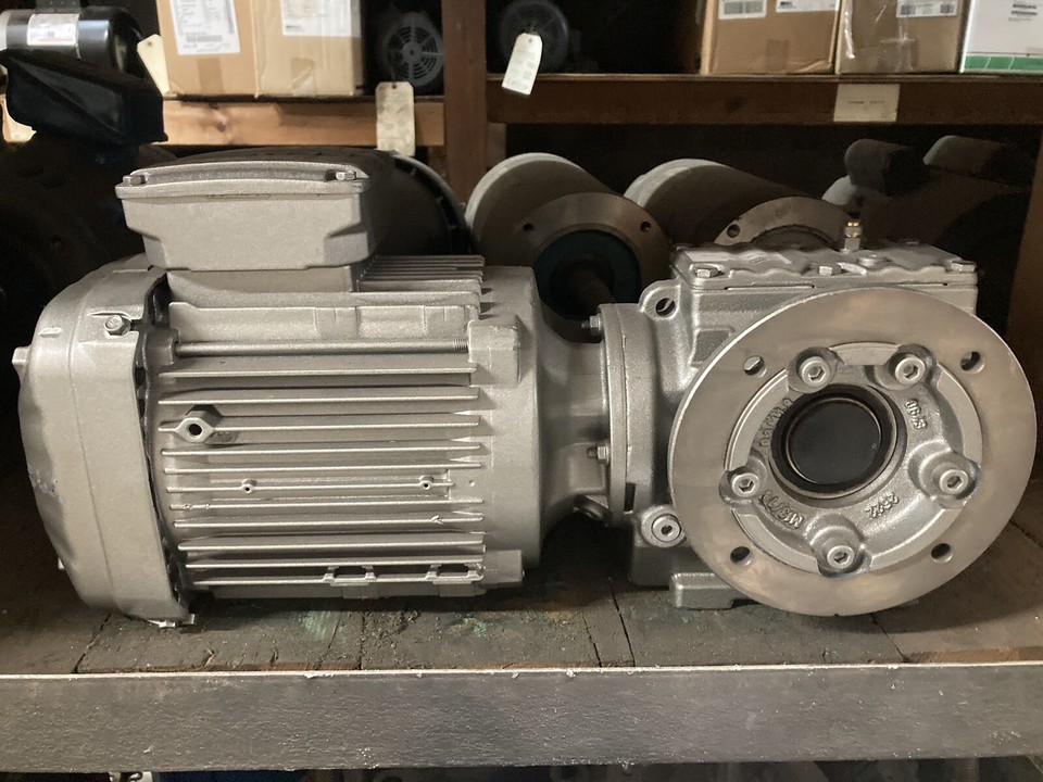 SewEurodrive HelicalWorm Gear Motor SAF47 DRN90S4 1.5 HP, 230/460v