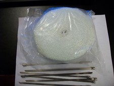 Pro Header White Exhaust Header Insulating Wrap 2 Inch Ph405 With Cable Ties