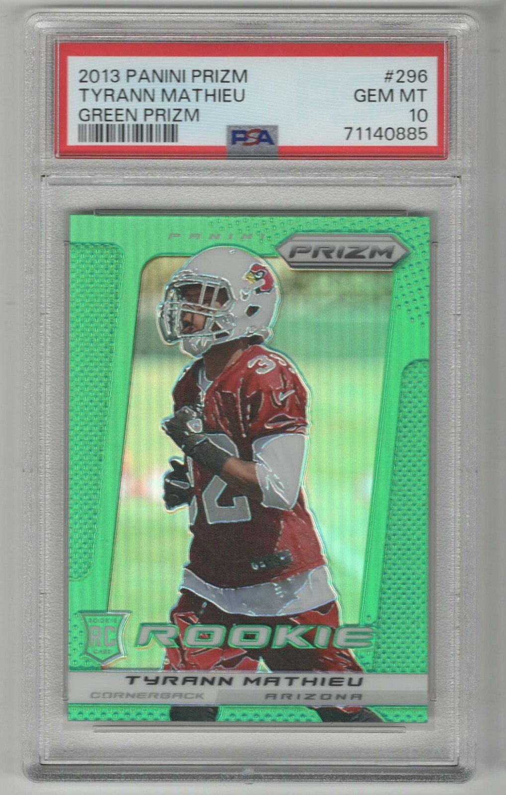 Tyrann Mathieu Panini Prizm #296 Green