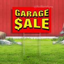 GARAGE SALE Advertising Yard Sign Many Sizes