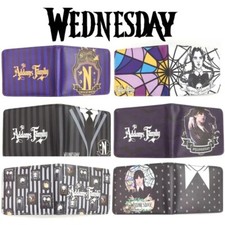 Wednesday Addams Wallet Credit Card Key Holder Purse 7 Designs Available Unisex 