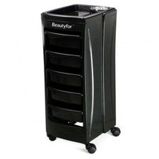 Barber Hairdressing Salon Trolley  with 5 retractable trays