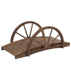 3.3ft Wooden Garden Bridge Arc Footbridge
