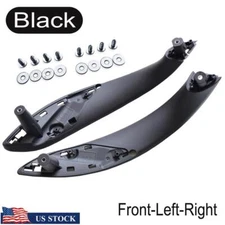 1Pair Car Front LH & RH Inner Trim Door Pull Handle For 13-15 BMW 320i 328i 335i