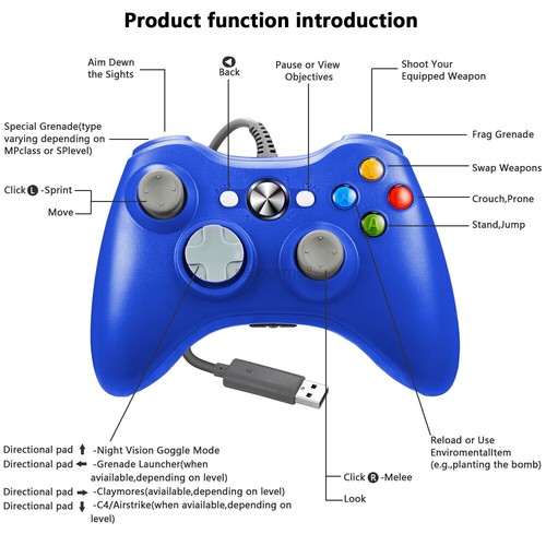 USB Controlle rFor PC Windows Mac Xbox 360 / SNES / NES Gamepad Joystick - Picture 45 of 76