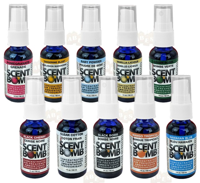 Buy 2 Get 1 Scent Bomb 100 Concentrated Air Freshener 1oz Car Home Spray For Sale Online Ebay