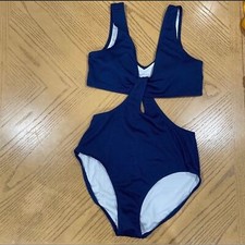 0398 New Womens Venus Blue One-Piece Swimsuit