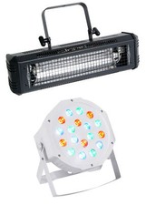 American DJ Mega Flash DMX 800w Compact DMX Strobe Light Sound Sensor Wash Light