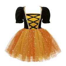 Kids Girls Dresses Vintage Dress Stage Performance Costume Cosplay Tutu Skirts