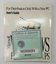 Microsoft Windows for Workgroups Vintage PC User's Guide - SEALED NOS