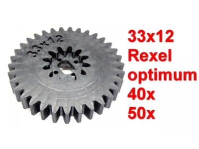 Getriebe 33x12 für Aktenvernichter Rexel Optimal Autofeed + 45x 50x