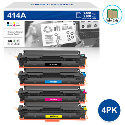 W2020A 414A Toner replacement for HP 414X Laserjet M479 M479dw WITH CHIP Lot