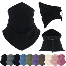 Adjustable Winter Neck Warmer Gaiter Face Mask Ski Mask Scarf for Cold Weather