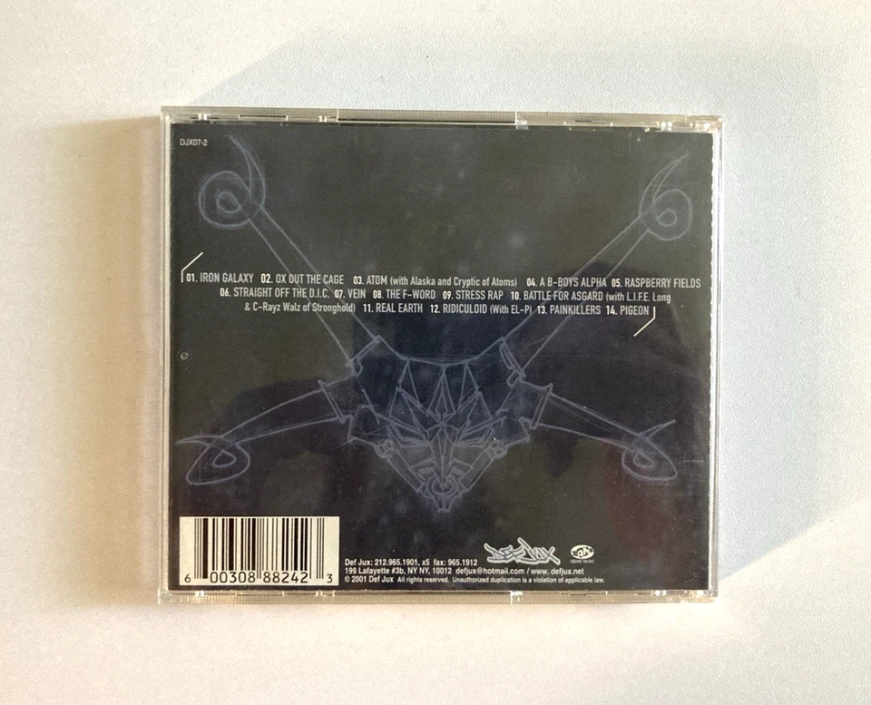 Cannibal Ox The Cold Vein CD Def Jux 2001 EX/EX - Image 4 of 4