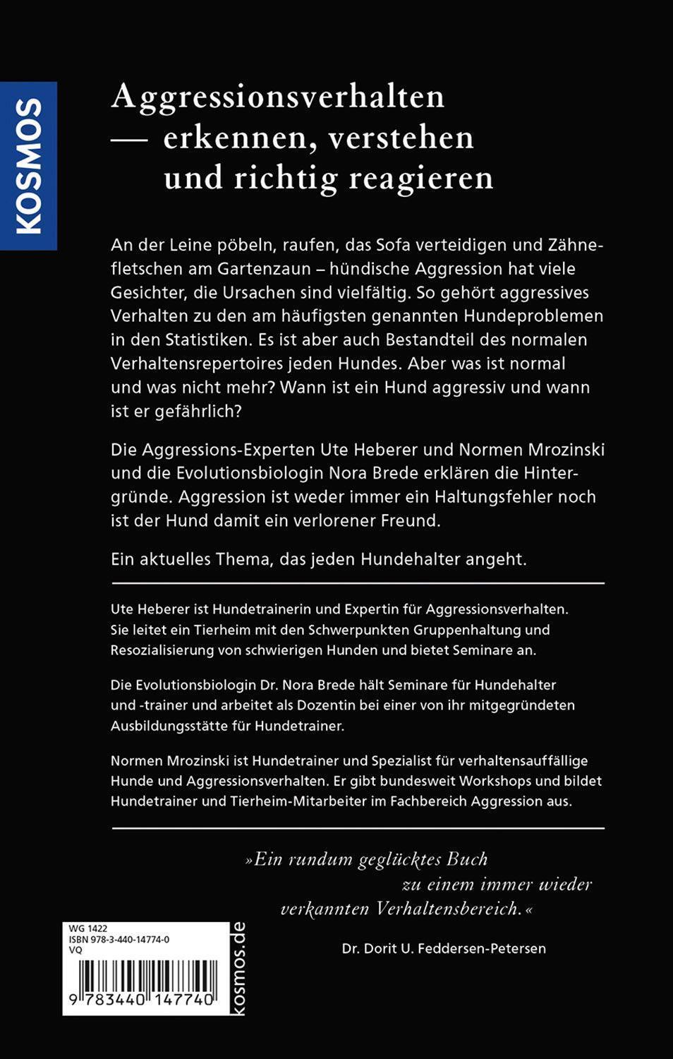Thumbnail - Aggressionsverhalten Beim Hund | Mrozinski, Normen | Heberer, Ute |